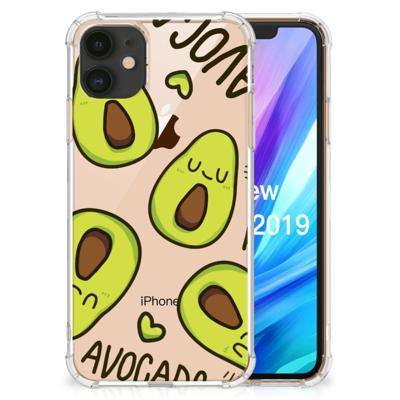 Apple iPhone 11 Stevig | Bumper Hoesje | Avocado Singing Apple iPhone 11 Stevig | Bumper Hoesje | Avocado Singing