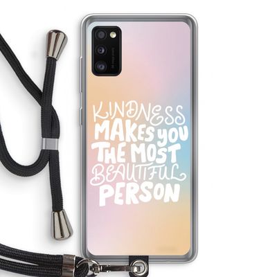 The prettiest: Samsung Galaxy A41 Transparant Hoesje met koord