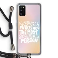 The prettiest: Samsung Galaxy A41 Transparant Hoesje met koord