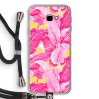 Pink Banana: Samsung Galaxy J4 Plus Transparant Hoesje met koord - thumbnail