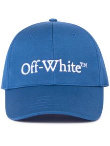 Off-White Drill logo-embroidered baseball cap - Bleu