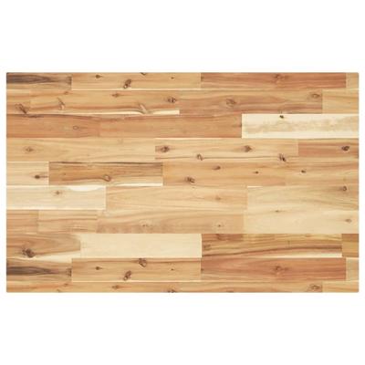 Wastafelblad met olieafwerking 140x50x4 cm massief acaciahout