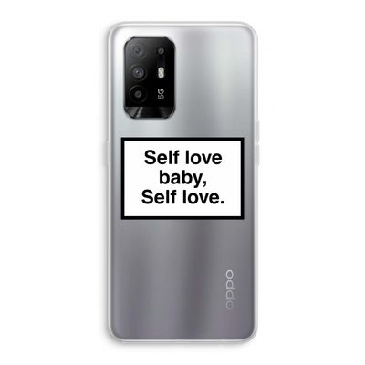 Self love: Oppo A94 5G Transparant Hoesje
