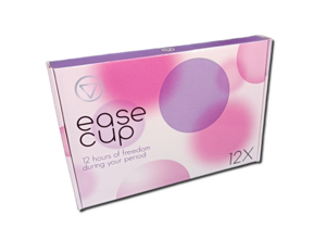 EaseCup 2x - Tot 12 uur vrijheid tijdens je menstruatie! (aantal: 1 x EaseCup 12 pack (12 stuks))