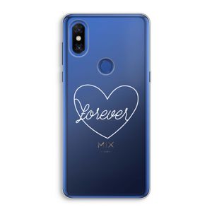 Forever heart pastel: Xiaomi Mi Mix 3 Transparant Hoesje
