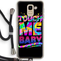 Touch Me: Samsung Galaxy J6 (2018) Transparant Hoesje met koord