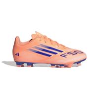 adidas F50 Club Gras / Kunstgras Voetbalschoenen (MG) Kids Oranje Blauw Wit