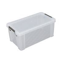 Allstore Opbergbox - 7,5 liter - Transparant - 25 x 19 x 16 cm   - - thumbnail