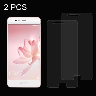 2 stk Huawei P10 Plus 0 26 mm 9H oppervlaktehardheid Explosieveilig niet-volledig scherm getemperd glas scherm Film