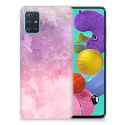 Smartphone hoesje Samsung Galaxy A51 Pink Purple Paint