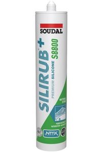 Soudal Silirub+ S8800 | Natuursteen | Siliconenkit | Helderbeige | 300 ml - 120988