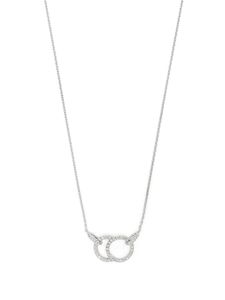 Courbet collier Celeste en or blanc recyclé 18ct pavé de diamants crées en laboratoire - Argent