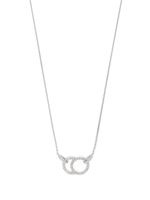 Courbet collier Celeste en or blanc recyclé 18ct pavé de diamants crées en laboratoire - Argent