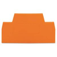 WAGO 280-341 Afsluit- en scheidingsplaat Oranje 100 stuk(s)