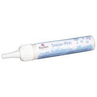 Sneeuwpen - 30 ml - wit - sneeuw - sneeuwversiering - hobby