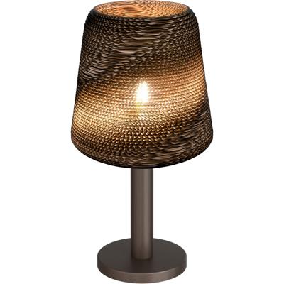 Masterlight TafellampCarta Moody Ø 34cm Think Paper kap - cacao - 4540-15-05-34