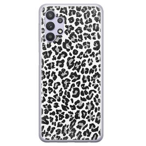 Samsung Galaxy A32 5G siliconen hoesje - Luipaard grijs