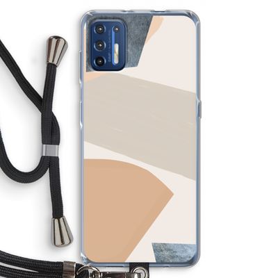 Formo: Motorola Moto G9 Plus Transparant Hoesje met koord
