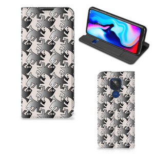 Motorola Moto G9 Play Hoesje maken Salamander Grey