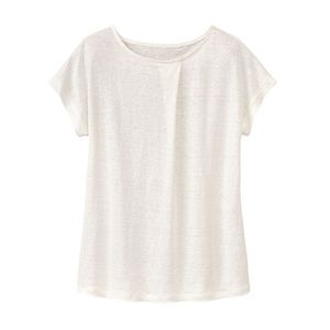 Linnen-jersey shirt, natuurwit 44/46 Linnen-jersey shirt, natuurwit 44/46