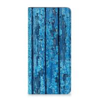Samsung Galaxy A14 4G Book | Wallet Case | Wood Blue