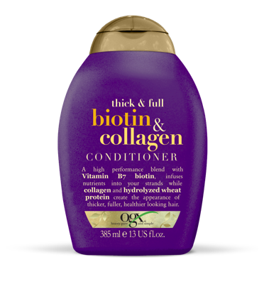 OGX Biotin & Collagen Conditioner 385ml | Voor Fijn en Dun Haar