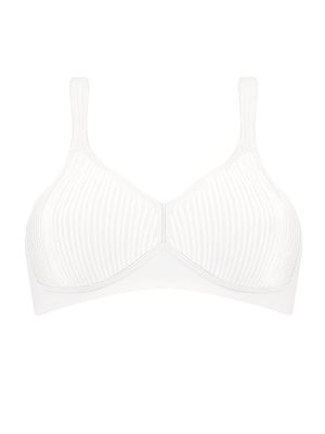 Triumph - Modern Soft + Cotton N (zonder beugel) - wit, Maat:75C