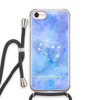 Sterrenbeeld - Licht: iPhone 7 Transparant Hoesje met koord