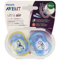 Philips Avent Fopspeen +18m Air Boy Leeuw Beer