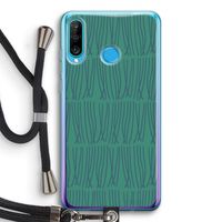 Swirls: Huawei P30 Lite Transparant Hoesje met koord