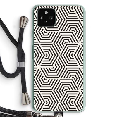 Magic pattern: Pixel 5a 5G Transparant Hoesje met koord