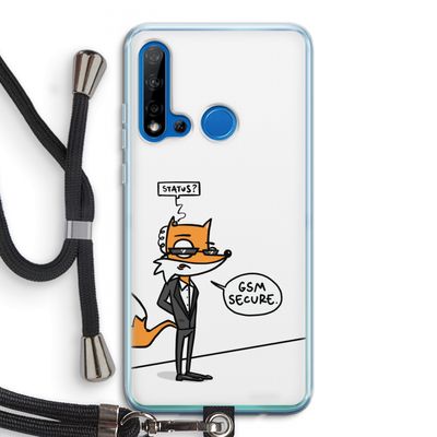 GSM secure: Huawei P20 Lite (2019) Transparant Hoesje met koord