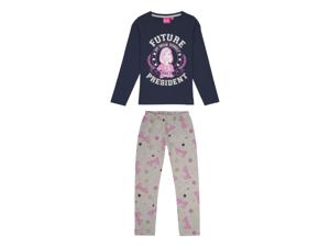 Barbie Meisjes pyjama (122/128, Donkerblauw)