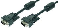 LogiLink 3m VGA VGA kabel VGA (D-Sub) Zwart - thumbnail
