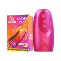 Durex Play Slide & Vibe Mannelijke bevrediger Roze Silicone