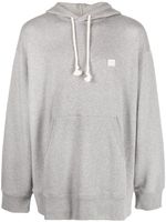 Acne Studios hoodie à patch logo - Gris - thumbnail