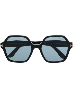 TOM FORD Eyewear lunettes de soleil à monture carrée oversize - Noir