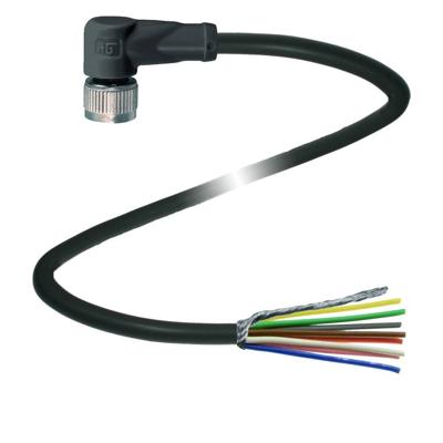 Pepperl+Fuchs 240005-100000 Sensor/actuator connector, geassembleerd Aantal polen (sensoren): 8 0.4 m 1 stuk(s)