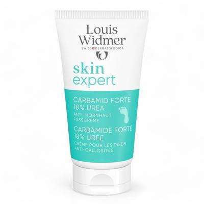 Louis Widmer Skin Expert Carbamide Forte 18% Ureum Voetencrème Tegen Eelt Zonder Parfum 50ml