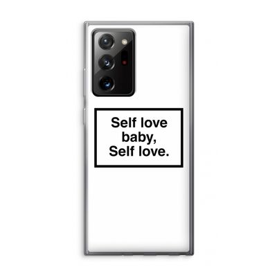Self love: Samsung Galaxy Note 20 Ultra / Note 20 Ultra 5G Transparant Hoesje