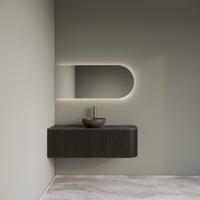 Badkamermeubelset Gliss Design Alluro 120 cm Links Ebony