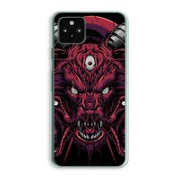 Hell Hound and Serpents: Google Pixel 5a 5G Transparant Hoesje