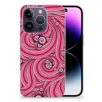 Apple iPhone 14 Pro Hoesje maken Swirl Pink