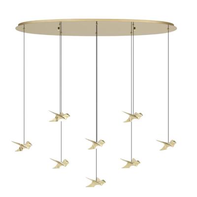 Stars of Light 8-lichts hanglampParatebueno 2 messing - 390397