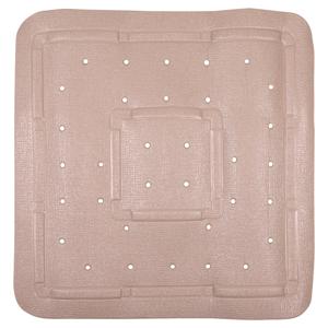 Differnz Tutus inlegmat douche - 100% PVC - anti-slip laag - 55 x 55 cm - taupe