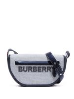 Burberry Pre-Owned sac porté épaule à logo appliqué - Gris