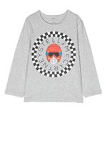 Stella McCartney Kids t-shirt manches longues à imprimé graphique - Gris