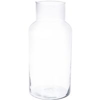 Vaas - glas - D16 x H30 cm - 7L - transparant - voor bloemen en boeketten   -