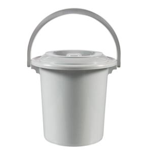 Curver toiletemmer 10l lichtgrijs