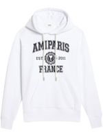 AMI Paris hoodie à logo imprimé - Blanc - thumbnail